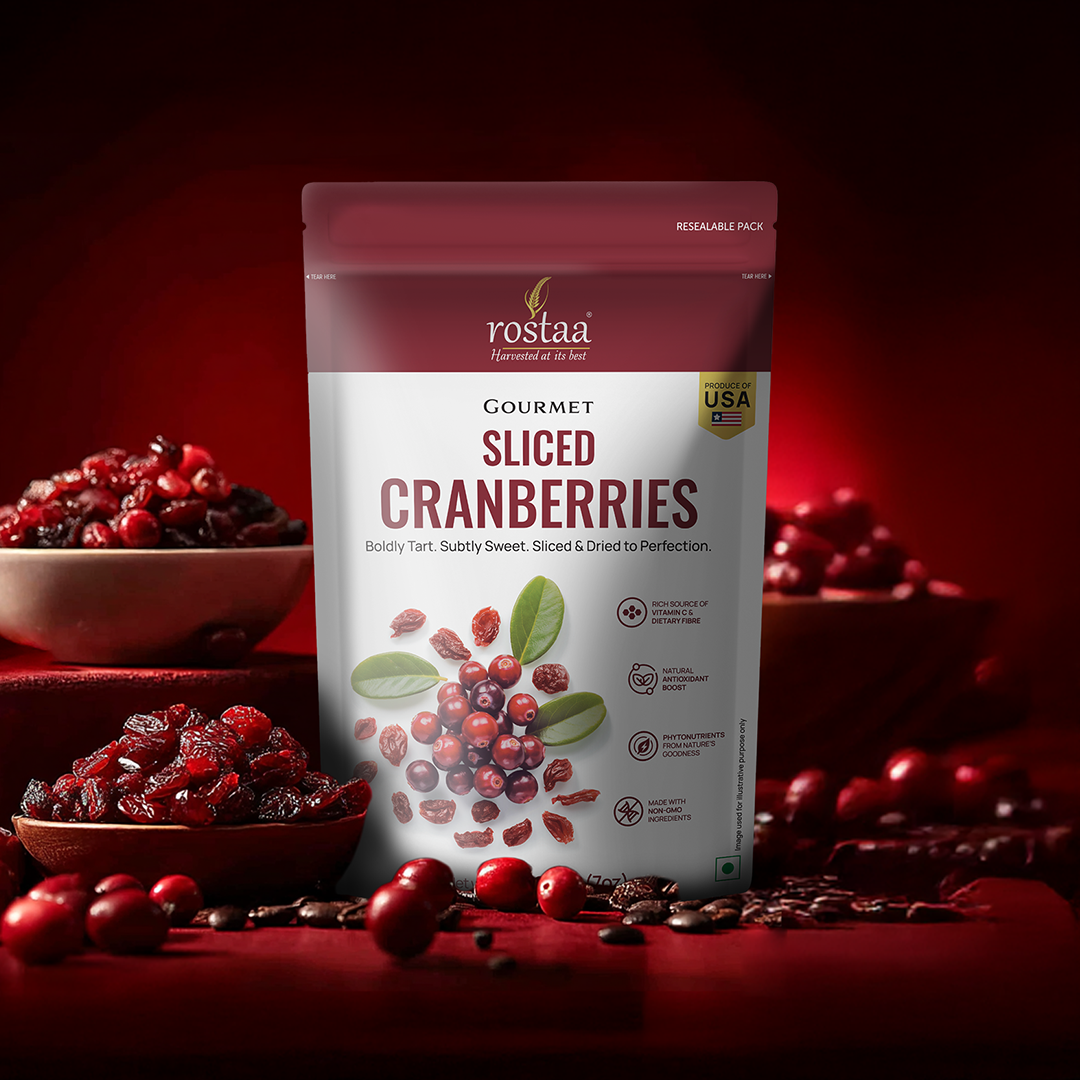 Rostaa Gourmet Sliced Cranberries